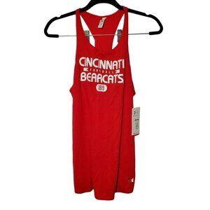 NCAA Cincinnati Bearcats Racerback Tank Top Women's L NWT Red Heat-Gear